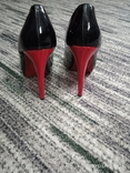 Туфлі чорні з червоним 38 розмір, photo number 3