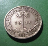 Британська Західна Африка 1 шилінг 1938, фото №3