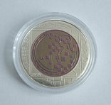 Серебряная ниобиевая монета 25 евро 2020 г, Австрия, BIG DATA (Полный комплект!), фото №3