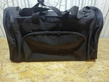 Мужская дорожная спортивная сумка Nike biz черная тканевая для тренировок и перевозки вещей, фото №4