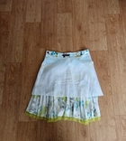 Красивая разноцветная женская летняя юбка плиссе, фото №3
