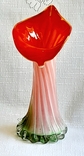 Ваза - цветок Антуриум цветное стекло, фото №8