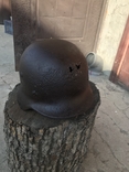Стальной шлем М35, Германия, войска СС. Родной деколь, фото №3