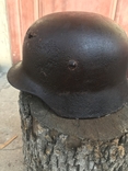 Стальной шлем М35, Германия, войска СС. Родной деколь, фото №8