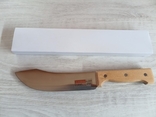 Нож кухонный Кривой деревянная ручка 30см, фото №5