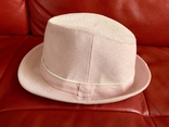 Шляпа розовая вельветовая, р.s, photo number 2