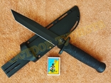 Тактический Охотничий нож 2178A Black Tanto с пластиковым чехлом 30 см, фото №4