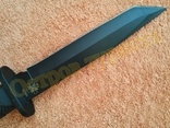 Тактический Охотничий нож 2178A Black Tanto с пластиковым чехлом 30 см, фото №7