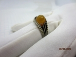 Cupronickel Amber Ring cccp, photo number 4