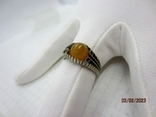 Cupronickel Amber Ring cccp, photo number 6