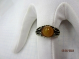 Cupronickel Amber Ring cccp, photo number 7