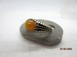Cupronickel Amber Ring cccp, photo number 2