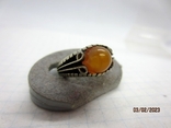 Cupronickel Amber Ring cccp, photo number 8