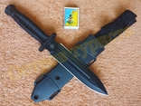 Тактический обоюдоострый нож Columbia 5518A Black 30 см, numer zdjęcia 5