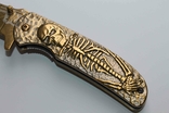 Ніж складний Browning skeleton Gold (1396), фото №3
