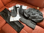 Нарядный чёрный костюм тройка (5 предметов), фото №2