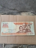 Доминикана 100 песо 2010 года, фото №2