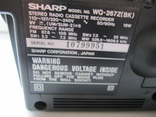Магнитола SHARP WQ-267Z(BK), фото №6