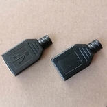 1 шт. USB штекер, 4 контактный разъём "Мама", female, фото №4
