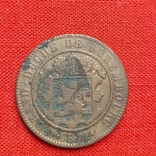 Люксембург 10 сантимов 1865г. великий герцог Виллем III с 1849-1890гг., фото №3