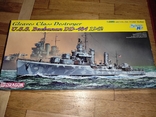 Модель USS Buchanan DD-484 1942 1/350 dragon, фото №2