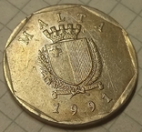 Мальта 50 центов 1991, фото №3
