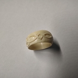 Кольцо с руной из бивня мамонта, фото №5
