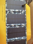 Сонячний зарядний пристрій портативна сонячна панель Bodasan 20W 5V 1.3A Camo, numer zdjęcia 4