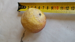 Ялинкова іграшка Яблуко,пап"є-маше,СССР, фото №4