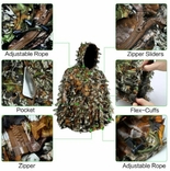 3D костюм Ghillie, камуфляжний костюм, numer zdjęcia 6