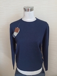 Darcey Courtelle Красивый полушерстяной женский свитер т . синий 48, photo number 3