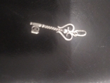 Підвіска ключик срібло 875, фото №3