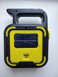 Фонарик аккумуляторный JD-925 с солнечной панелью, photo number 6