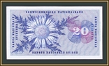 Швейцария 20 франков 1959 P-46 (46g.2) (брак бумаги), фото №3