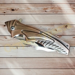 Cкладной нож Fox Outdoor Snake Eye с клипсой, фото №9