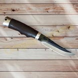 Нож туристический Охотник сталь 65Х13 чехлом 24 см, фото №6
