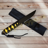 Нож тактический метательный Black Strider с чехлом 24см, фото №2