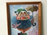 Картина Гном с зонтиком., фото №4