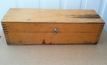 Дерев'яна коробочка-скринька під прилад або якесь обладнання, Розміри 22х6,5х7 см., фото №2