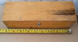 Дерев'яна коробочка-скринька під прилад або якесь обладнання, Розміри 22х6,5х7 см., фото №3
