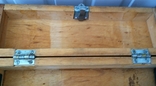 Дерев'яна коробочка-скринька під прилад або якесь обладнання, Розміри 22х6,5х7 см., фото №12