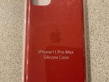Оригинальный чехол Apple IPhone 11 Pro Max, красный, фото №3