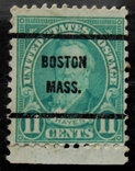 1922 г. США Америка Предварительное гашение 11 центов Hayes Гаш., фото №2