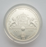 100 драм. 925 проба. Беккенбауэр. Proof. Армения. 2009, фото №4