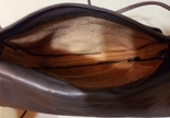 Жіноча вінтажна плечова сумка Натуральна шкіра Темно-коричневий Європа, фото №9