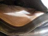 Жіноча вінтажна плечова сумка Натуральна шкіра Темно-коричневий Європа, фото №11
