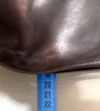 Жіноча вінтажна плечова сумка Натуральна шкіра Темно-коричневий Європа, фото №12