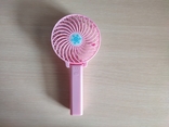Портативный ручной-настольный Мини Вентилятор Mini Fan Розовый, photo number 4