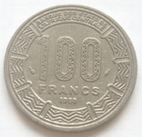 100 франків, Чад, 1988р., фото №3