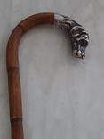 Бамбуковая трость с серебряной рукояткой, фото №10